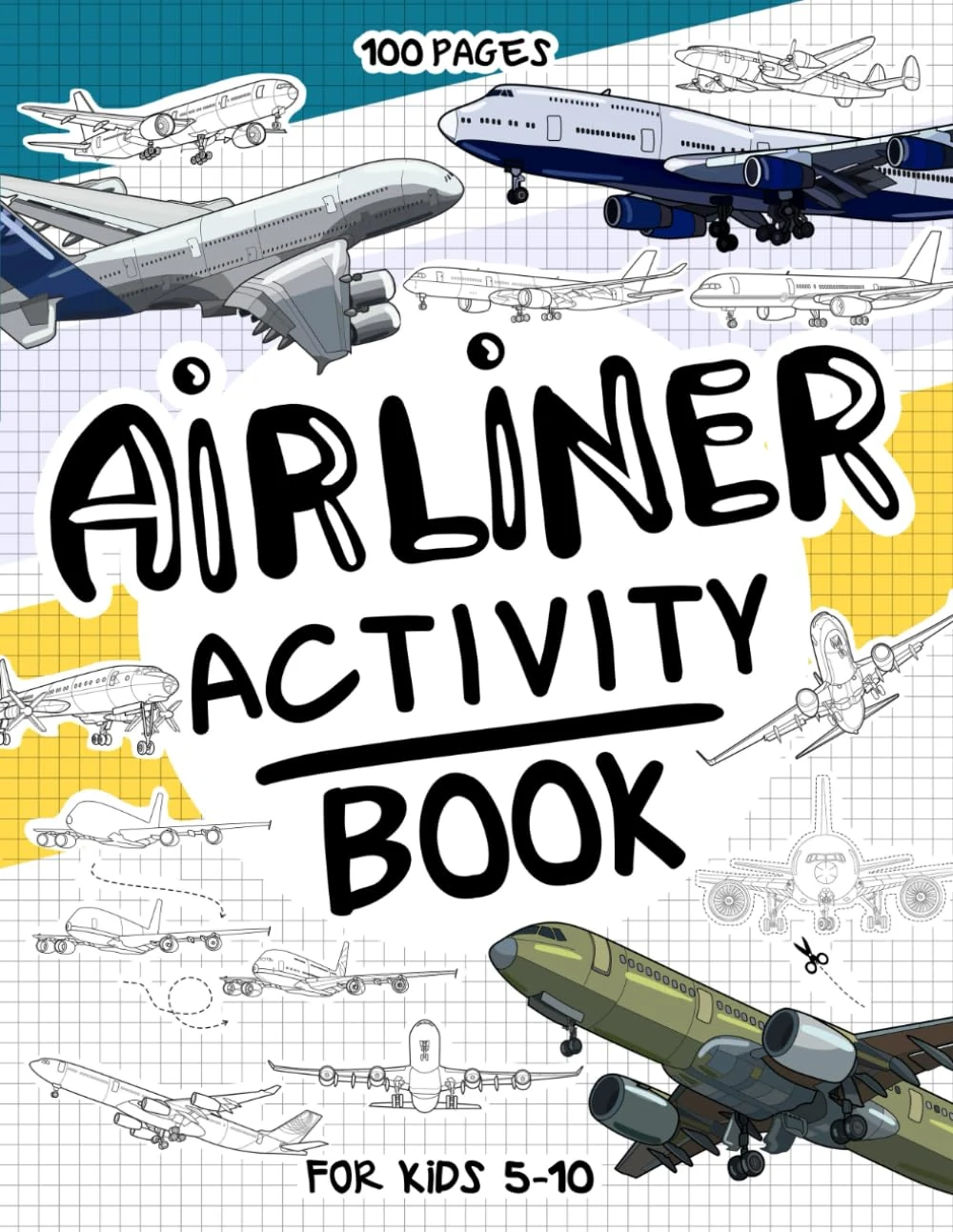 Airliner Activity Book for Kids