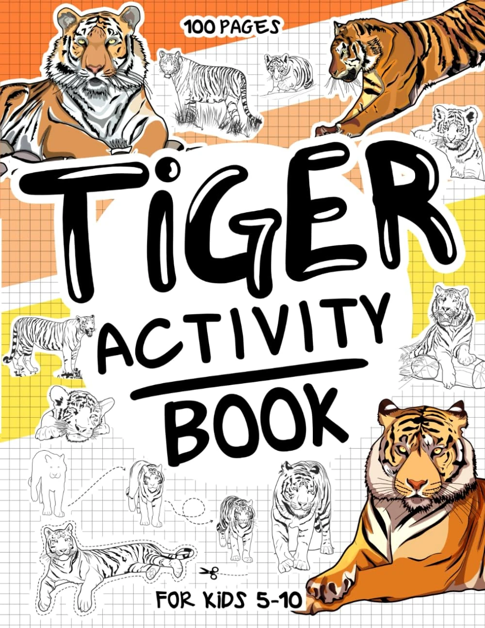 Tiger Activity Book for Kids