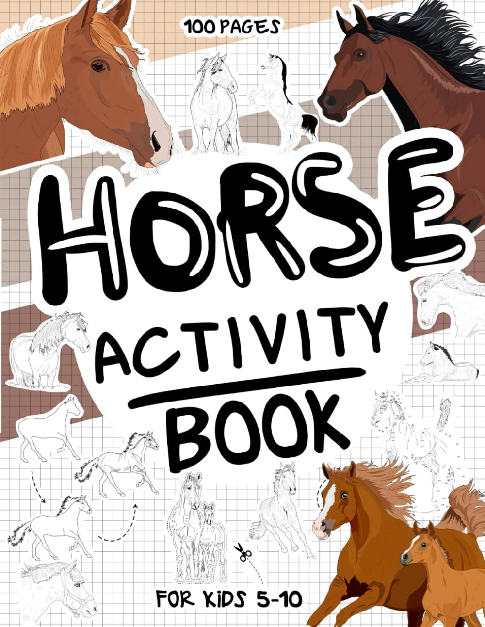 Horse Activity Book for Kids