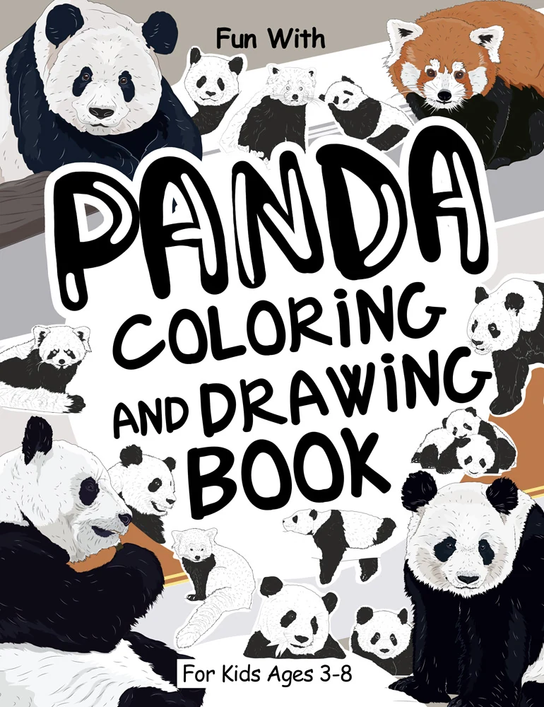 Panda Coloring and Drawing Book for Kids