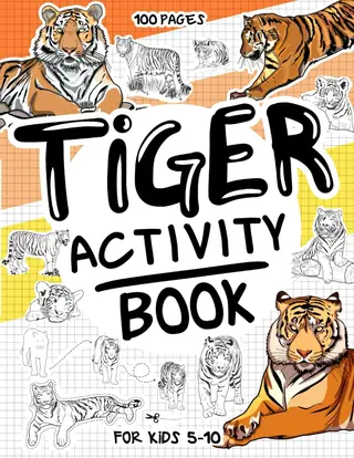 Cover of Tiger Activity Book for Kids