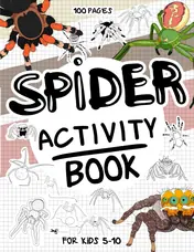 Cover of Spider Activity Book for Kids