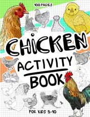 Cover of Chicken Activity Book for Kids