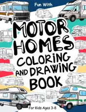 Cover of Motorhomes Coloring and Drawing Book for Kids