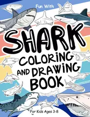 Cover of Shark Coloring and Drawing Book for Kids