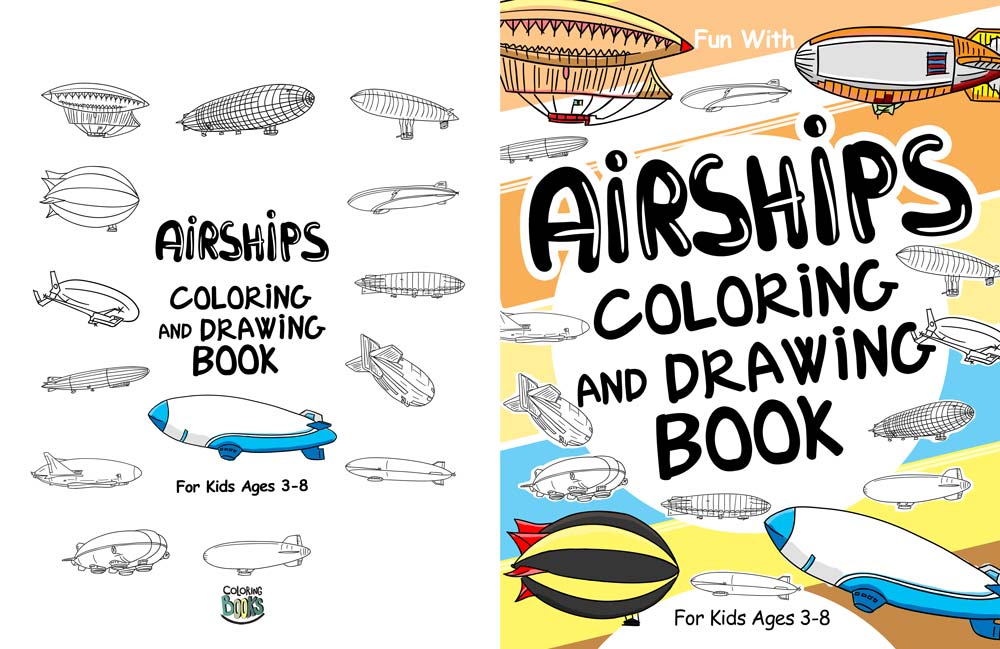 airships book cover and interior