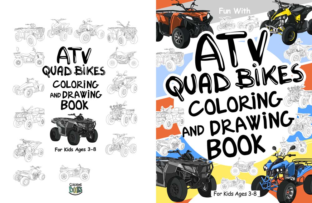ATV Quad Bikes Coloring book