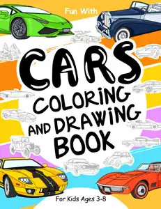 car coloring and drawing book for kids