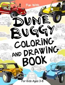 dune buggy colouring and drawing book for kids