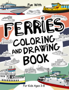 ferry boats activity coloring book