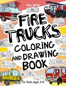 fire trucks fire brigates coloring
