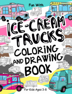 ice cream truck van coloring book