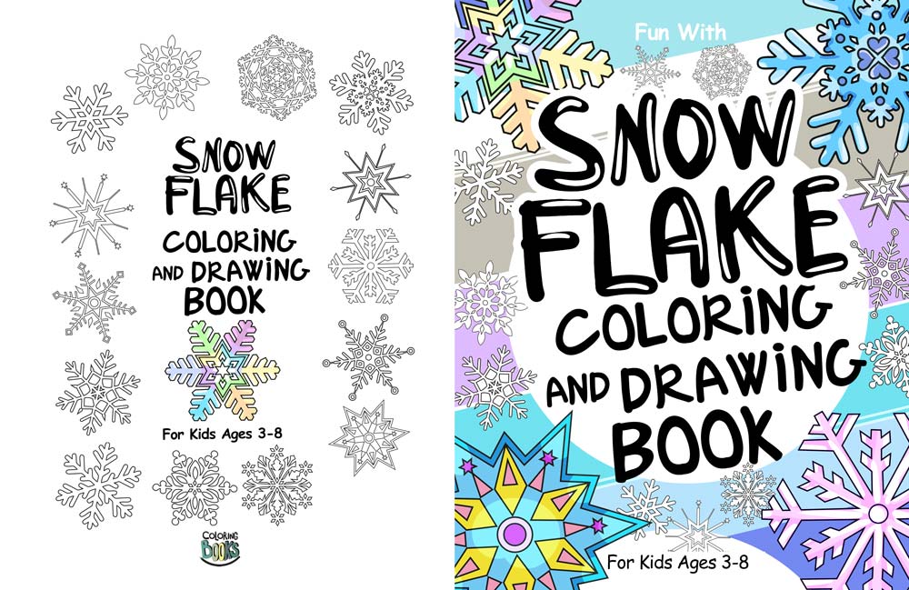 snowflake coloring book