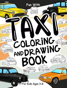 taxi coloring book