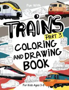Trains Part 3 coloring book