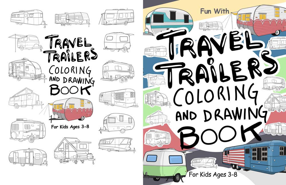 Travel Trailers Coloring Book