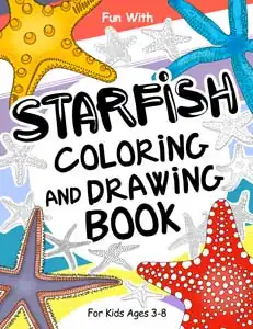 starfish colouring and drawing book for kids