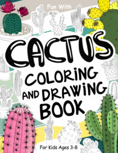 cactus coloring book cover