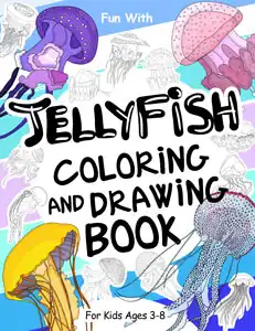 jellyfish colouring and drawing book for kids