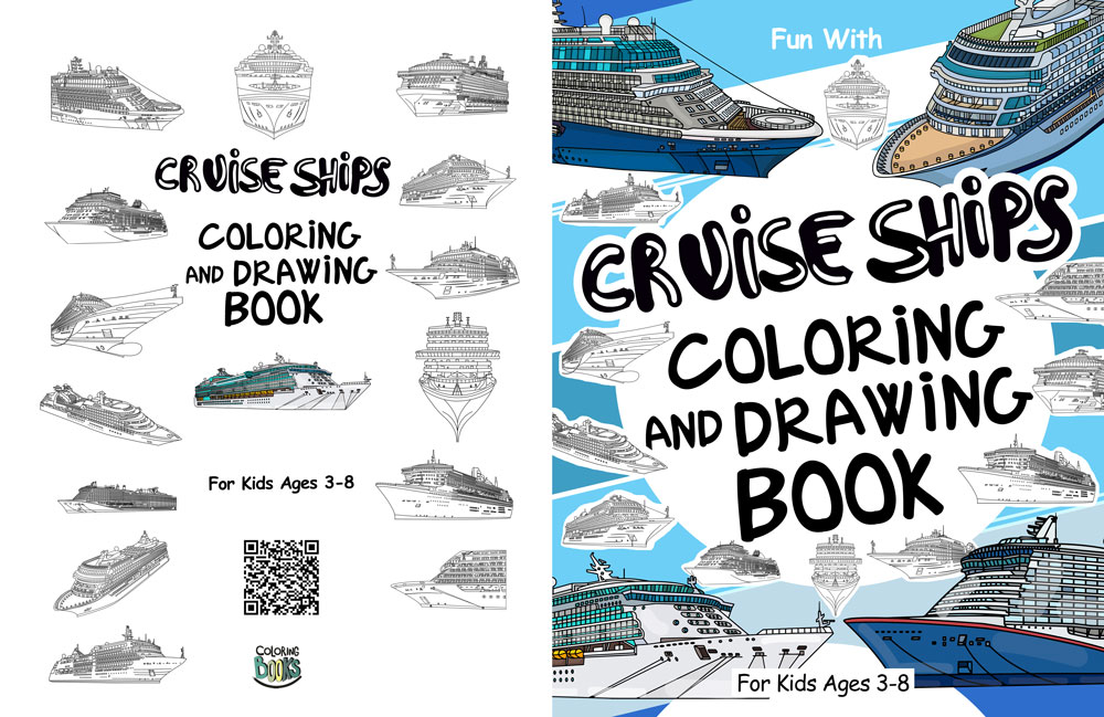 Cruise Ships Coloring book