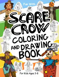 Scarecrow Coloring book for kids