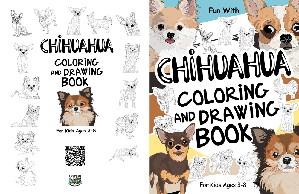 chihuahua coloring book for kids