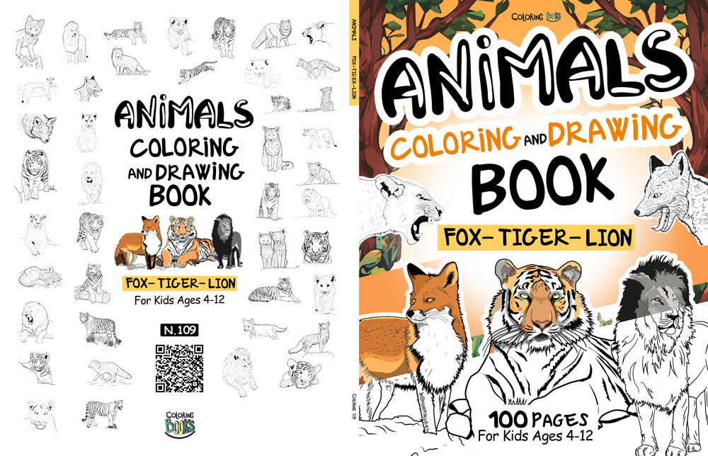 animals coloring book
