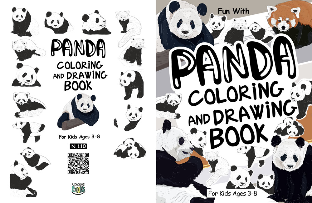 panda coloring pages for kids