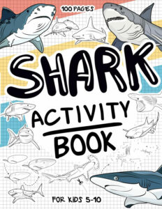sharks activity book cover